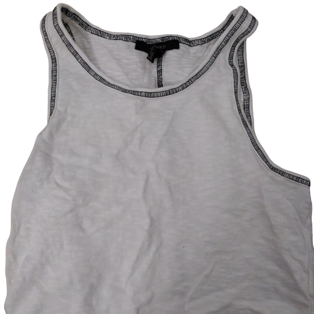 Forever 21 White Tank top. Size Small